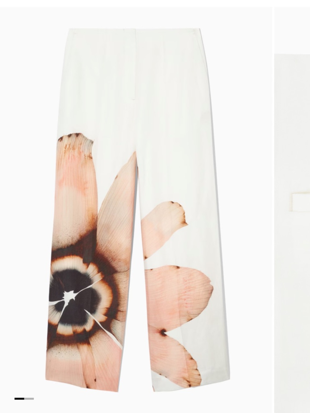 COS FLORAL-PRINT WIDE-LEG PANTS